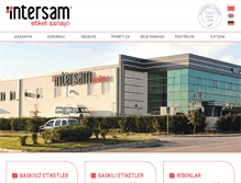 Tablet Screenshot of intersam.com.tr